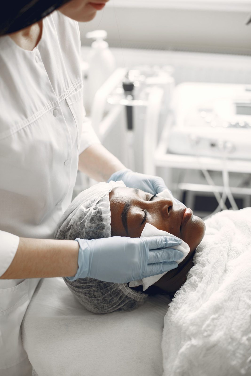 A physician assessing a patient at Skin&Co, Mississauga